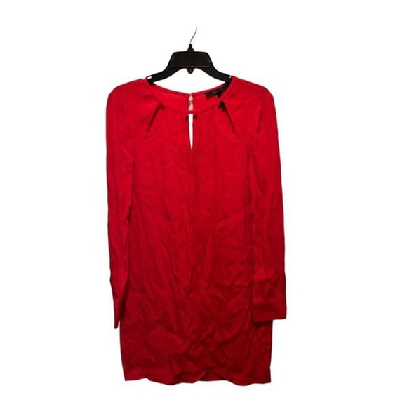 BCBG Maxazria Red Peekaboo Dress Size XXS - Picture 1 of 8